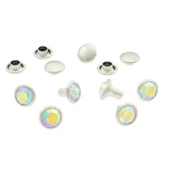 Bling steentjes Regenboog / Zilver