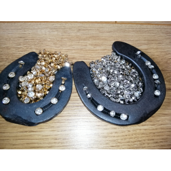 Bling steentjes Wit / Zilver