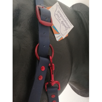 Navy/rood halster full